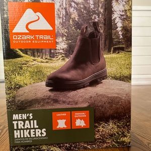 NWT Ozark Trail Men’s Trail Hikers Westfork Leather Size 13 Brand New in Box
